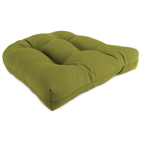 Jordan Manufacturing 19" x 19" Wicker French Edge Square Tufted Outdoor ...