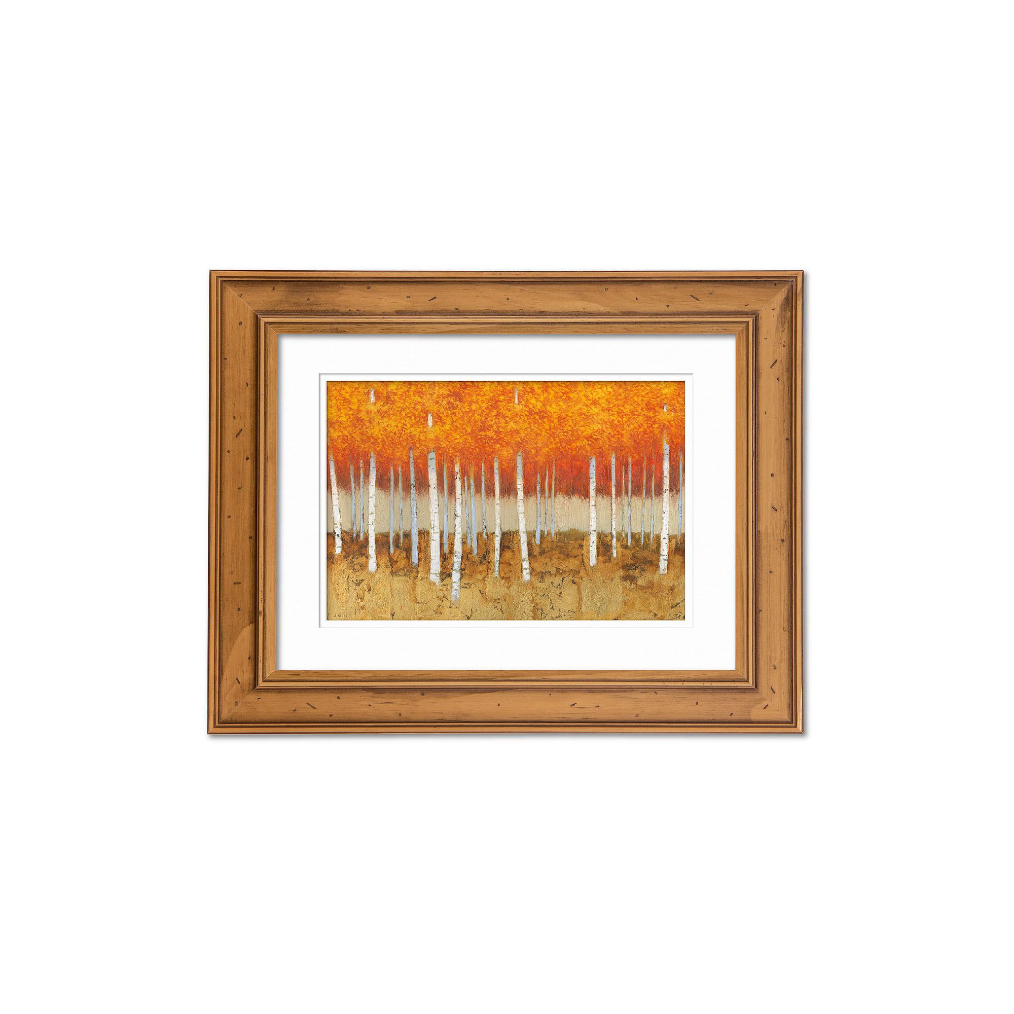 COURTSIDE MARKET Autumn Birches Framed Wall Art, Multi
