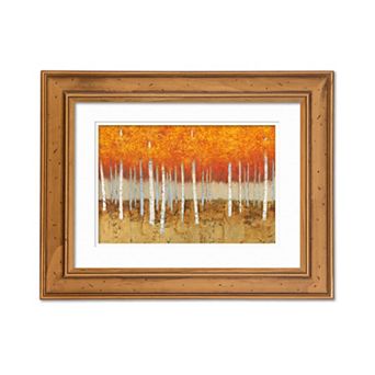 COURTSIDE MARKET Autumn Birches Framed Wall Art