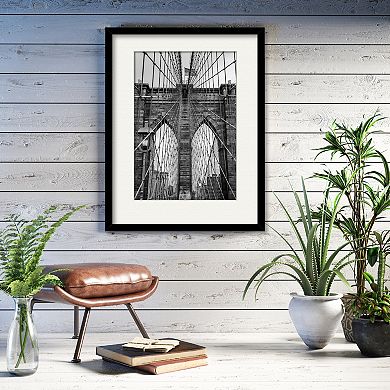 COURTSIDE MARKET Brooklyn Bridge Framed Wall Art