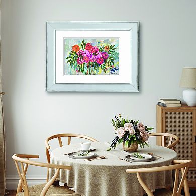 COURTSIDE MARKET Flowers & Rain Framed Wall Art