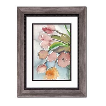 COURTSIDE MARKET Floral Decorative Object II Framed Wall Art