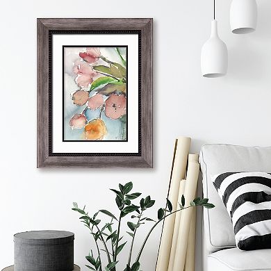 COURTSIDE MARKET Floral Decorative Object II Framed Wall Art
