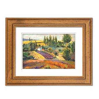 COURTSIDE MARKET Winery On The Hill Framed Wall Art