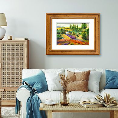 COURTSIDE MARKET Winery On The Hill Framed Wall Art