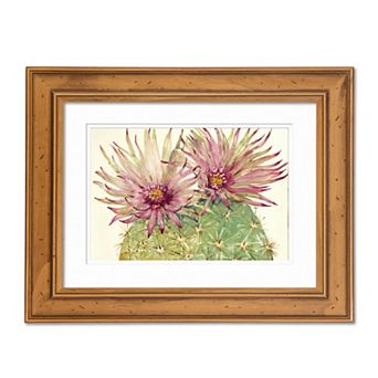 COURTSIDE MARKET Cactus Blossoms I Framed Wall Art