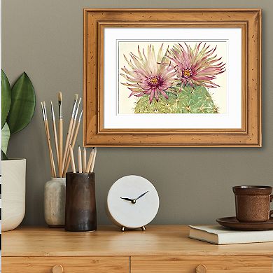 COURTSIDE MARKET Cactus Blossoms I Framed Wall Art