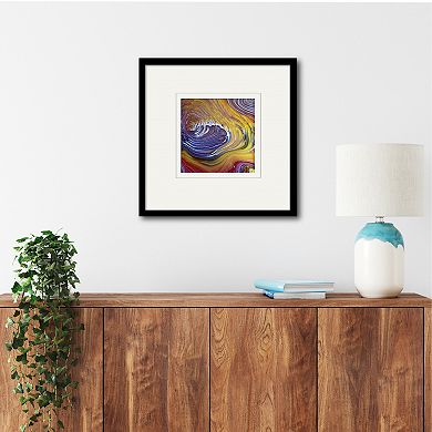 COURTSIDE MARKET Royalty Waves Framed Wall Art