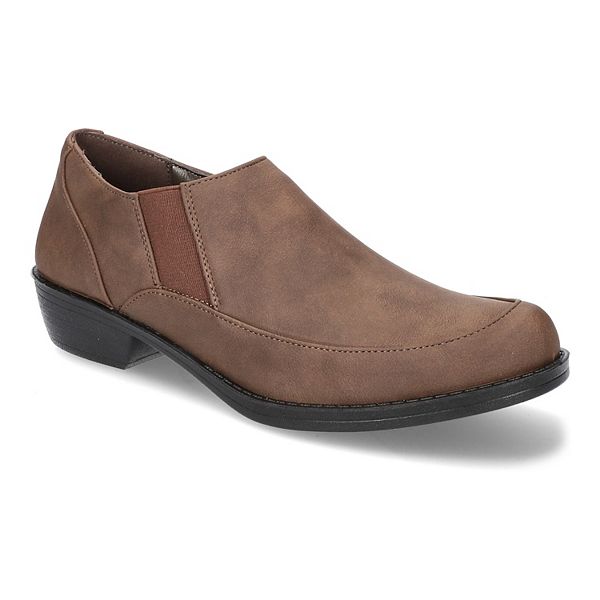 Mocassini Easy Street Oliana – Con Tecnologia Comfort Wave, Tessuto Elasticizzato, Tacco Basso, Chiusura Lampo