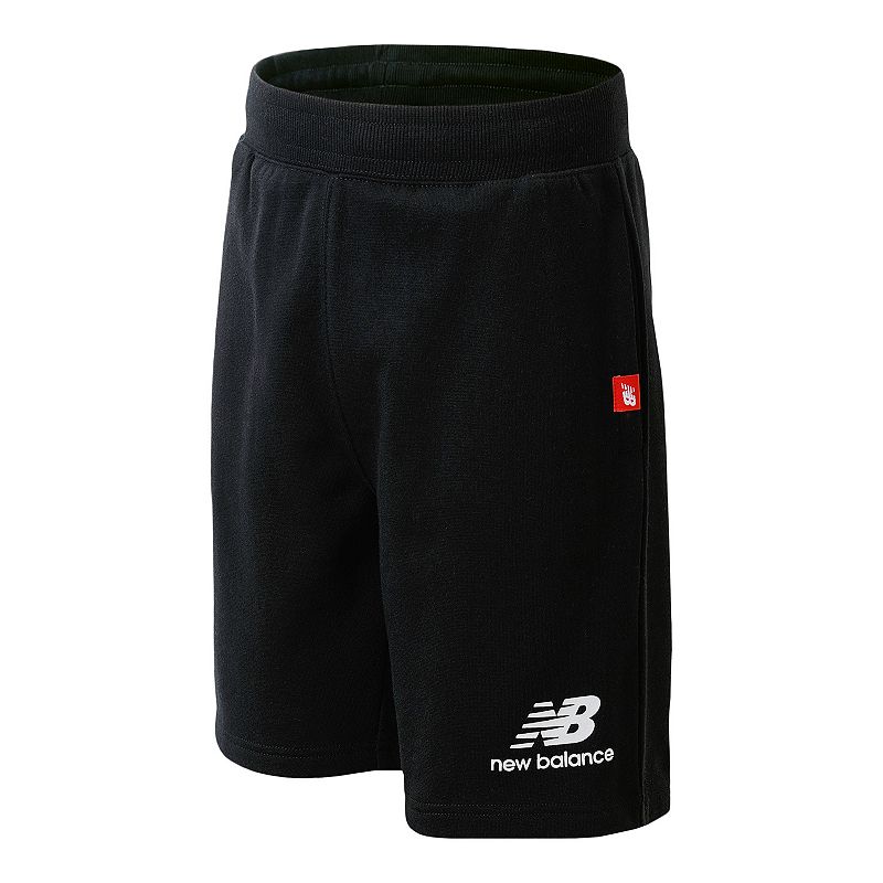 Boys 8-20 New Balance Fleece Shorts, Boys, Size: Small, Black