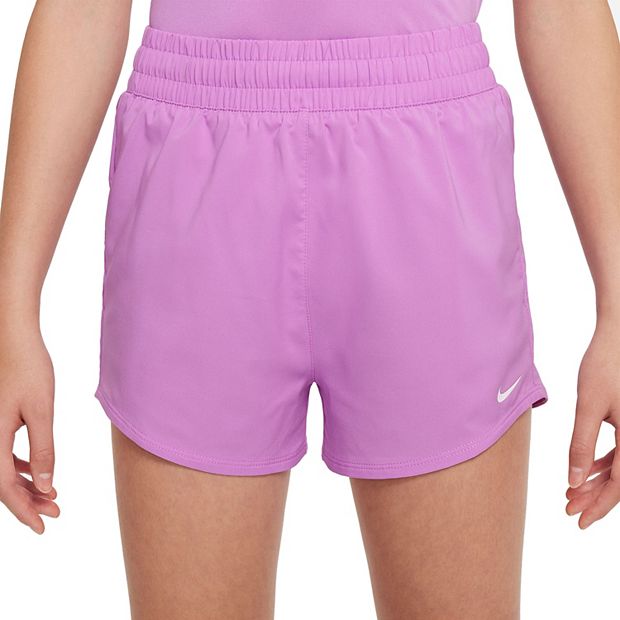 Nike Girls' Dri-FIT One High-Waisted Woven Training Shorts