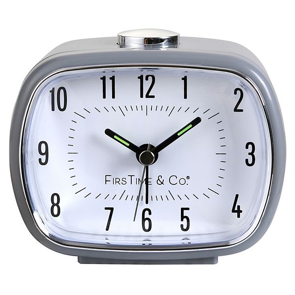 Firstime & Co. Gray Pax Alarm Clock