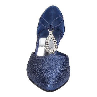 Easy Street Moonlight Women's Rhinestone Evening Pumps