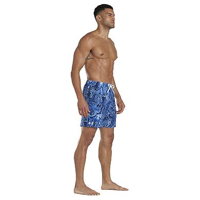 Men's Under Armour UA UPF 50+ Tie-Dyed Compression Volley Shorts