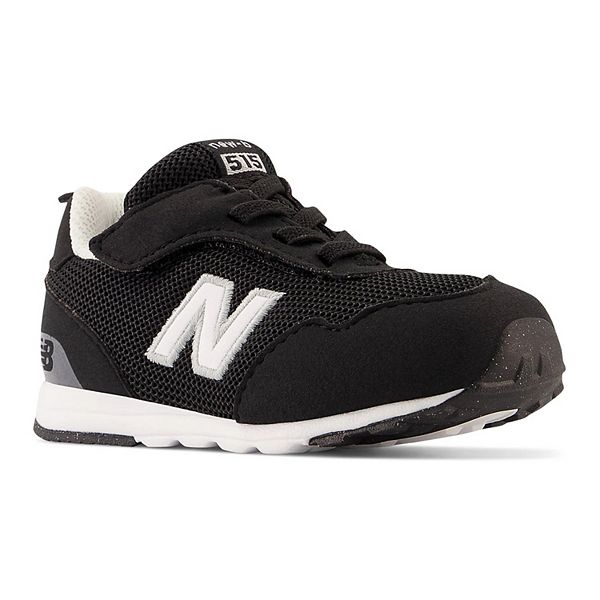 New Balance&reg; 515 NEW-B Kids' Shoes - Black White (8T XW)