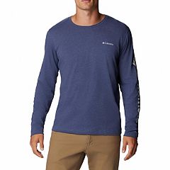 Columbia Mens Size XXL Black Long Sleeve T-Shirt