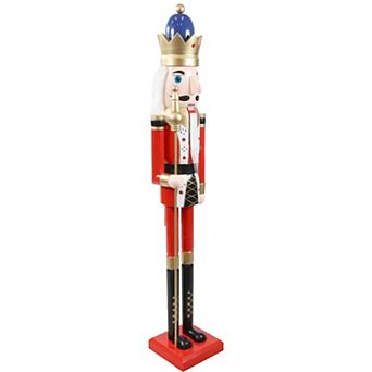Sunnydaze Balthazar the Protector Indoor Christmas Nutcracker - 48 in