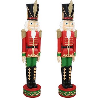Sunnydaze Kristoff the Soldier Indoor Christmas Nutcracker Statue