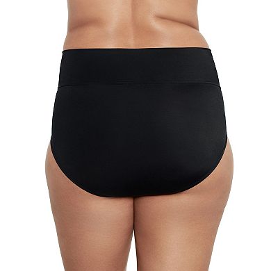 Women's Trimshaper Solid Allover Control Swim Briefs