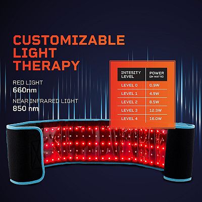 Lifepro Red Light Therapy Belt orders - Near Infrared Light Therapy for Pain Relief