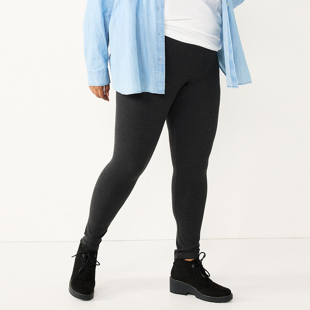 Plus Size Sonoma Goods For Life® Comfortable Favorite Mid-Rise Jeggings