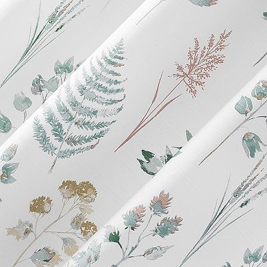 The Big One® Lakewood Foliage Print Light Filtering Rod Pocket Set of 2 Curtain Panels