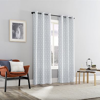 The Big One® Belmond Trellis Print Light Filtering Grommet Set of 2 Curtain Panels