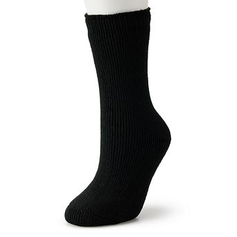 Women's Heat Holders Camellia Solid Crew Socks