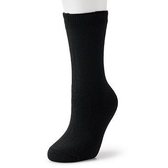 Women's Heat Holders Lite Dahlia Solid Crew Socks