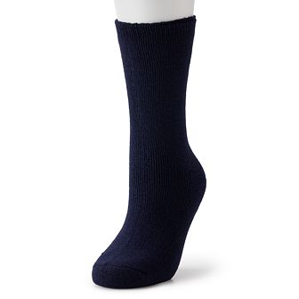 Women's Heat Holders Lite Dahlia Solid Crew Socks