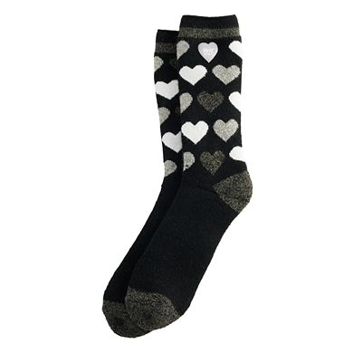 Women's Heat Holders Lite Jennifer Heart Crew Socks