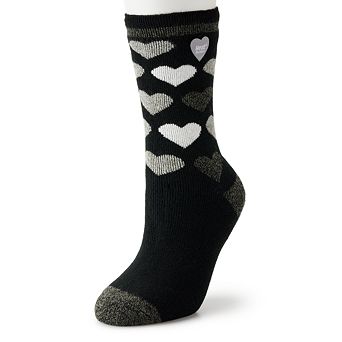 Women's Heat Holders Lite Jennifer Heart Crew Socks