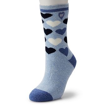 Women's Heat Holders Lite Jennifer Heart Crew Socks