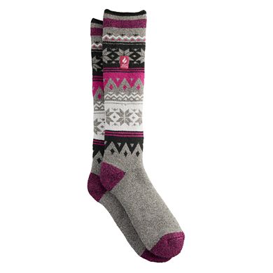 Women's Heat Holders Lite Laura Fairisle Long Socks