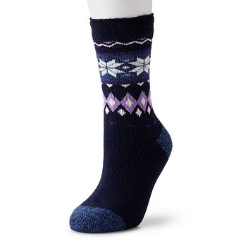 Women's Heat Holders Lite Melissa Fairisle Crew Socks