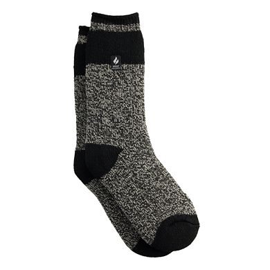 Women's Heat Holders Snowdrop Block Twist Crew Socks