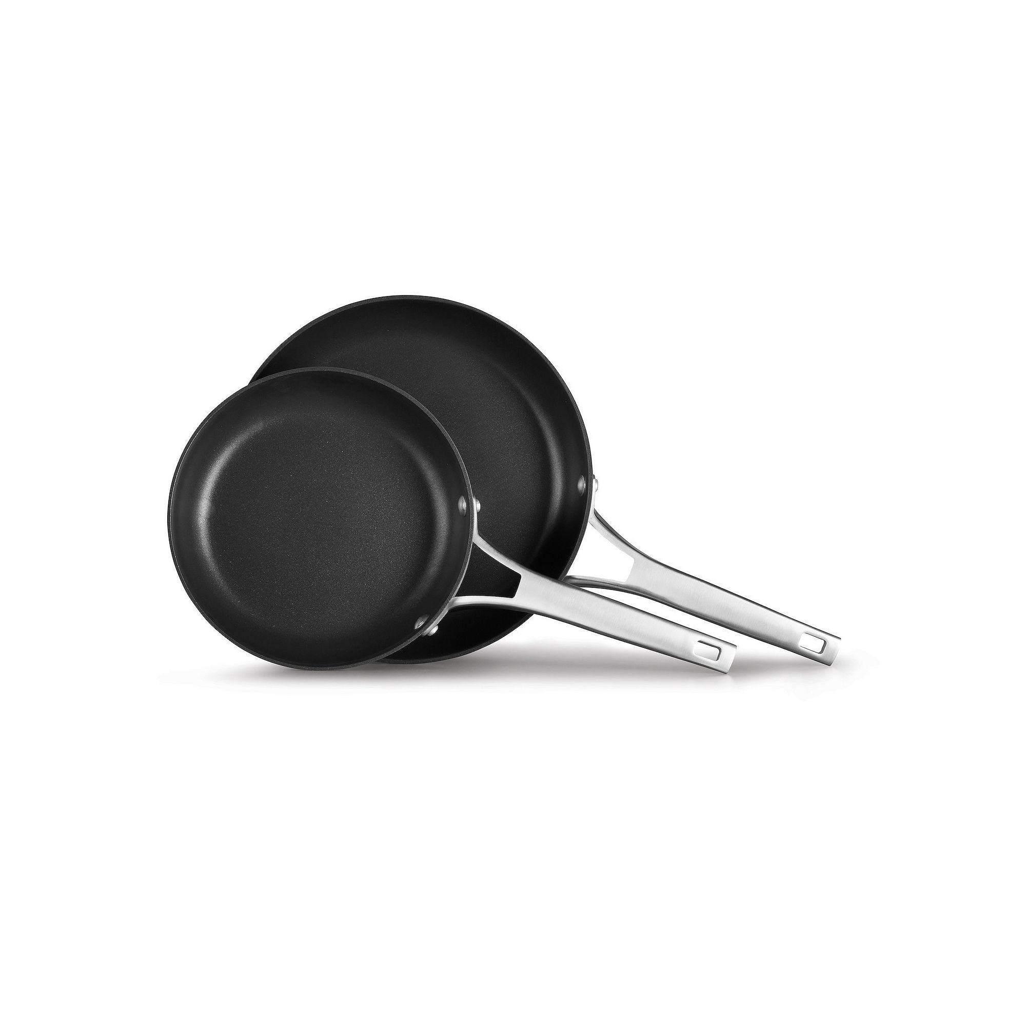 Calphalon Premier Hard-Anodized Nonstick Frypan Set, Black