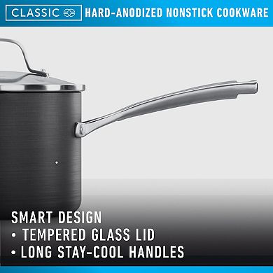 Calphalon Classic 5-qt. Hard-Anodized Nonstick Saute Pan with Lid