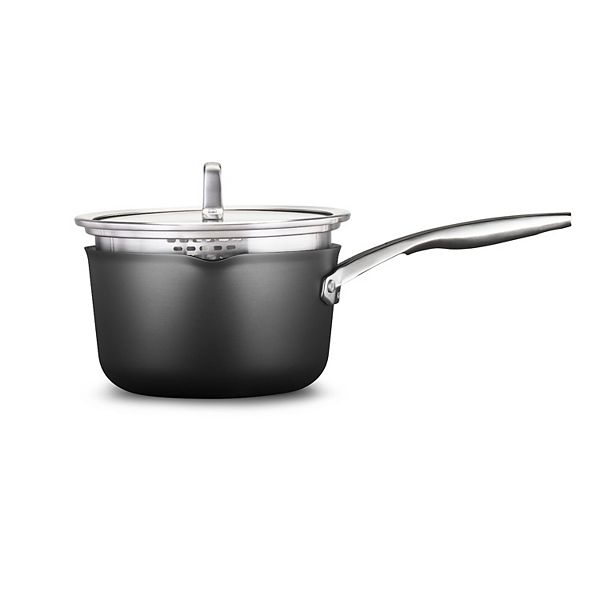 Calphalon Premier with MineralShield Nonstick 3.5qt Space-Saving Sauce Pan with Lid