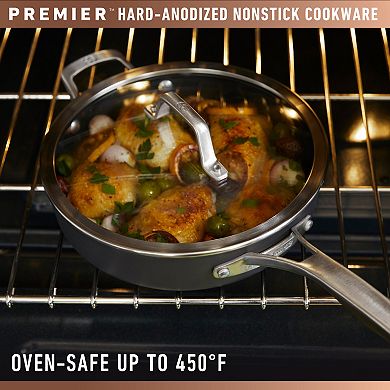 Calphalon Premier 3.5-qt. Hard-Anodized Nonstick Sauce Pan with Lid