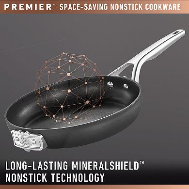 Calphalon Premier Space-Saving Hard-Anodized Nonstick Everyday Pan with Lid
