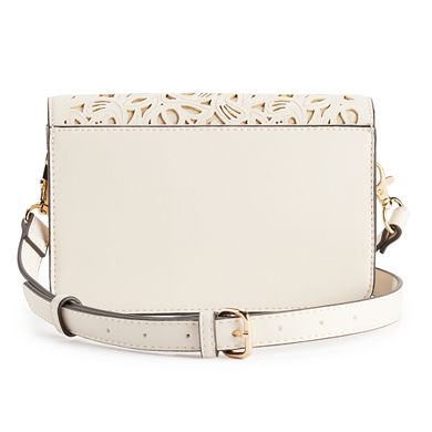 DRAPER JAMES RSVP™ Lucy Lasercut Crossbody Bag