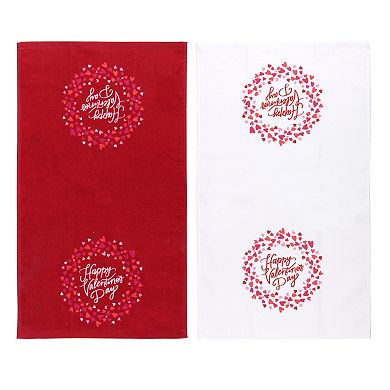 valentines day kitchen towels kohls