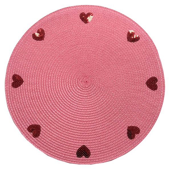 Celebrate Together™ Valentine's Day Sequin Heart Placemat