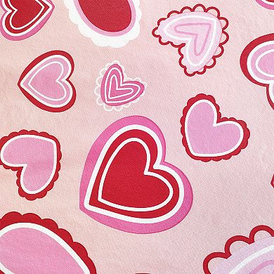 Celebrate Together™ Valentine's Day Confetti Hearts Vinyl Tablecloth