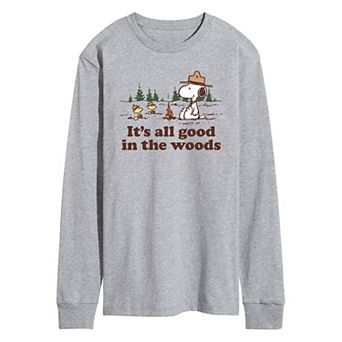 Men's Peanuts All Good In The Woods Tee