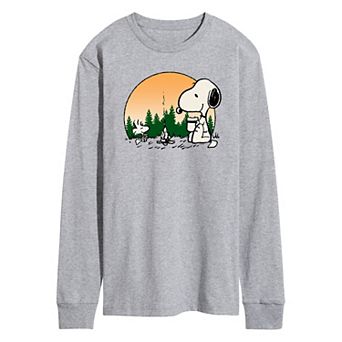 Men's Peanuts Campfire The Mugs Tee
