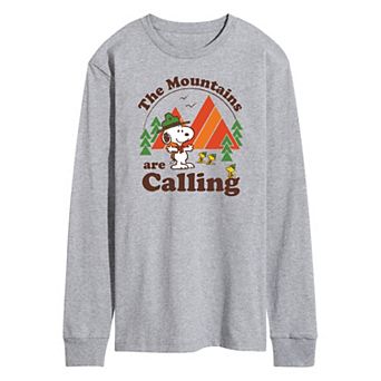 Men's Peanuts The Mountains Are Calling Tee