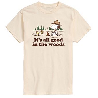 Men's Peanuts All Good In The Woods Tee