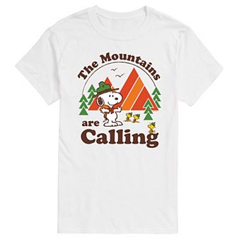 Men's Peanuts Mountains Are Calling Tee